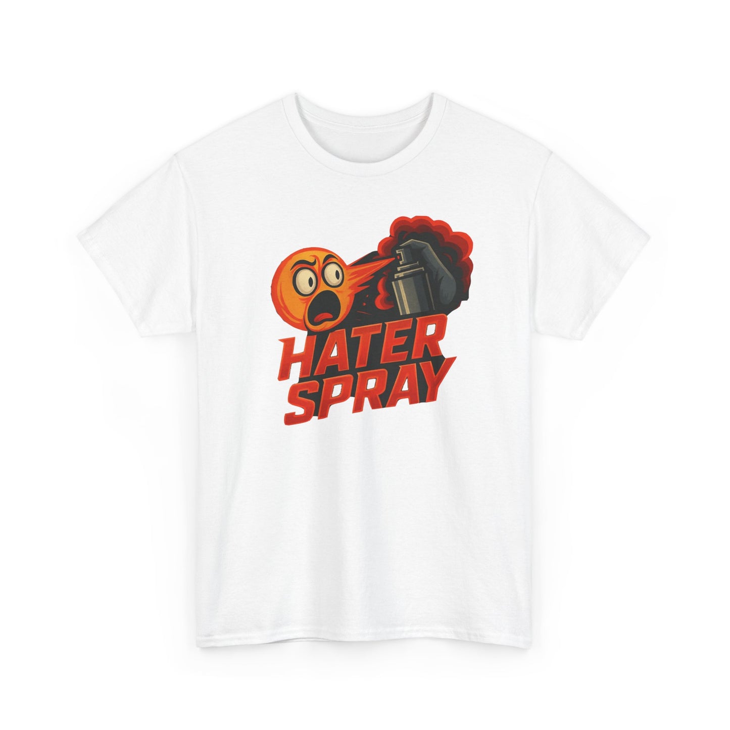 STOP HATING Unisex Heavy Cotton Tee