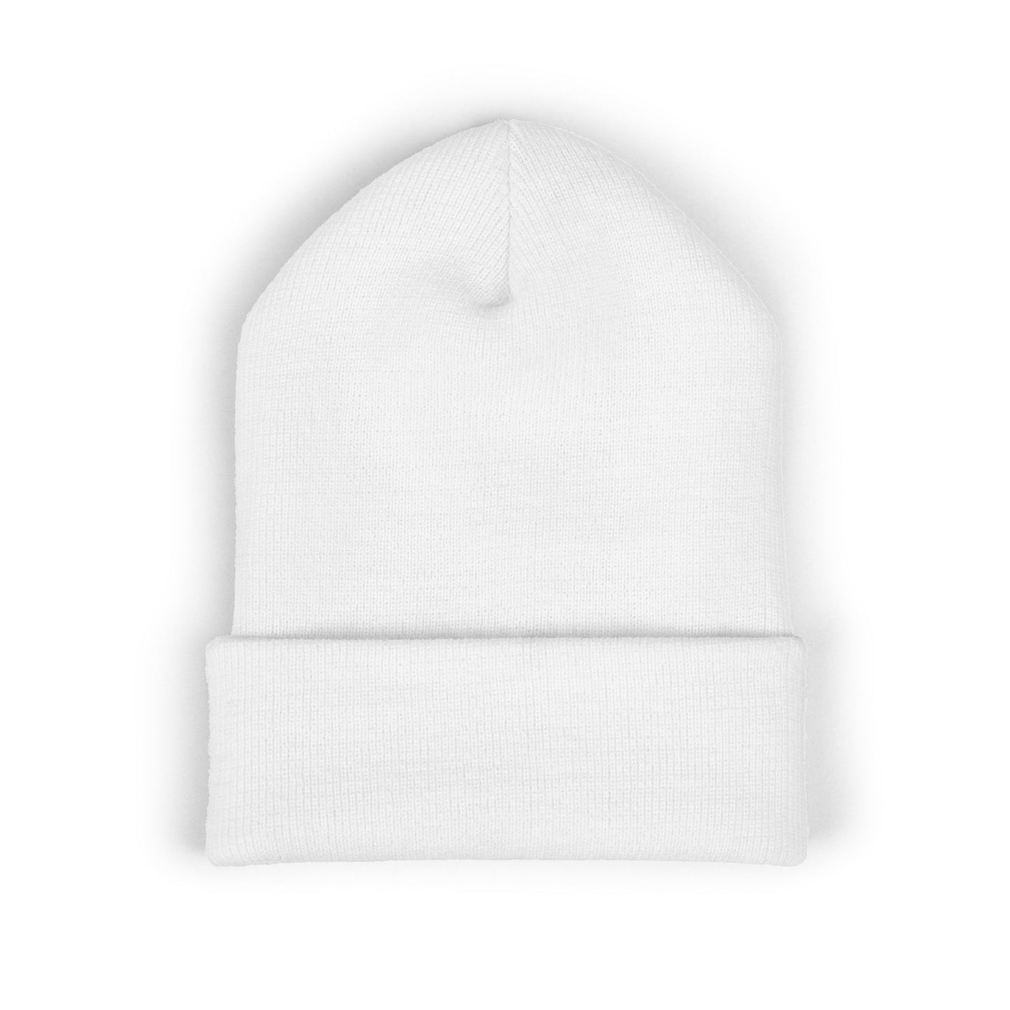 WHY ME? Classic Cuffed Beanie (Embroidery)